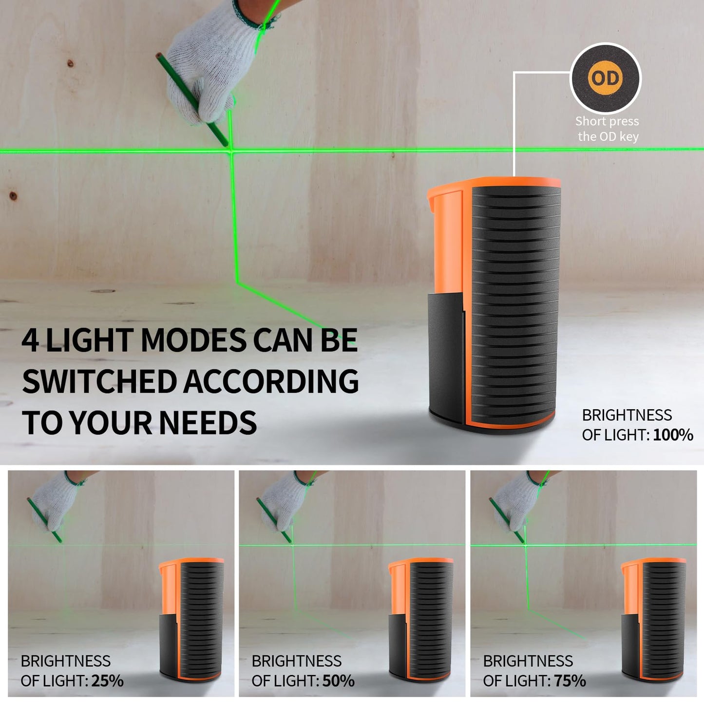 Green Cross100Ft Self-Leveling Lazer Level