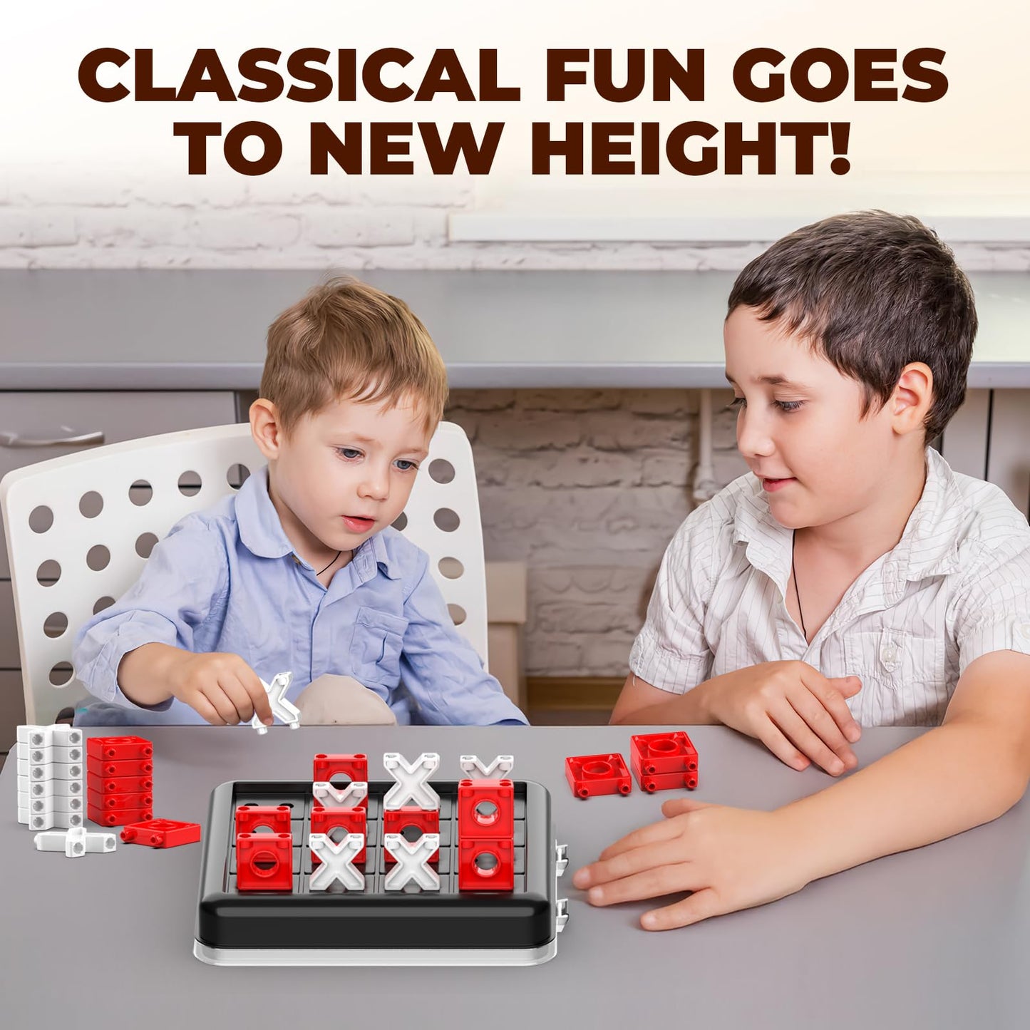 3D Tic Tac Toe & Connect 4 Travel Game
