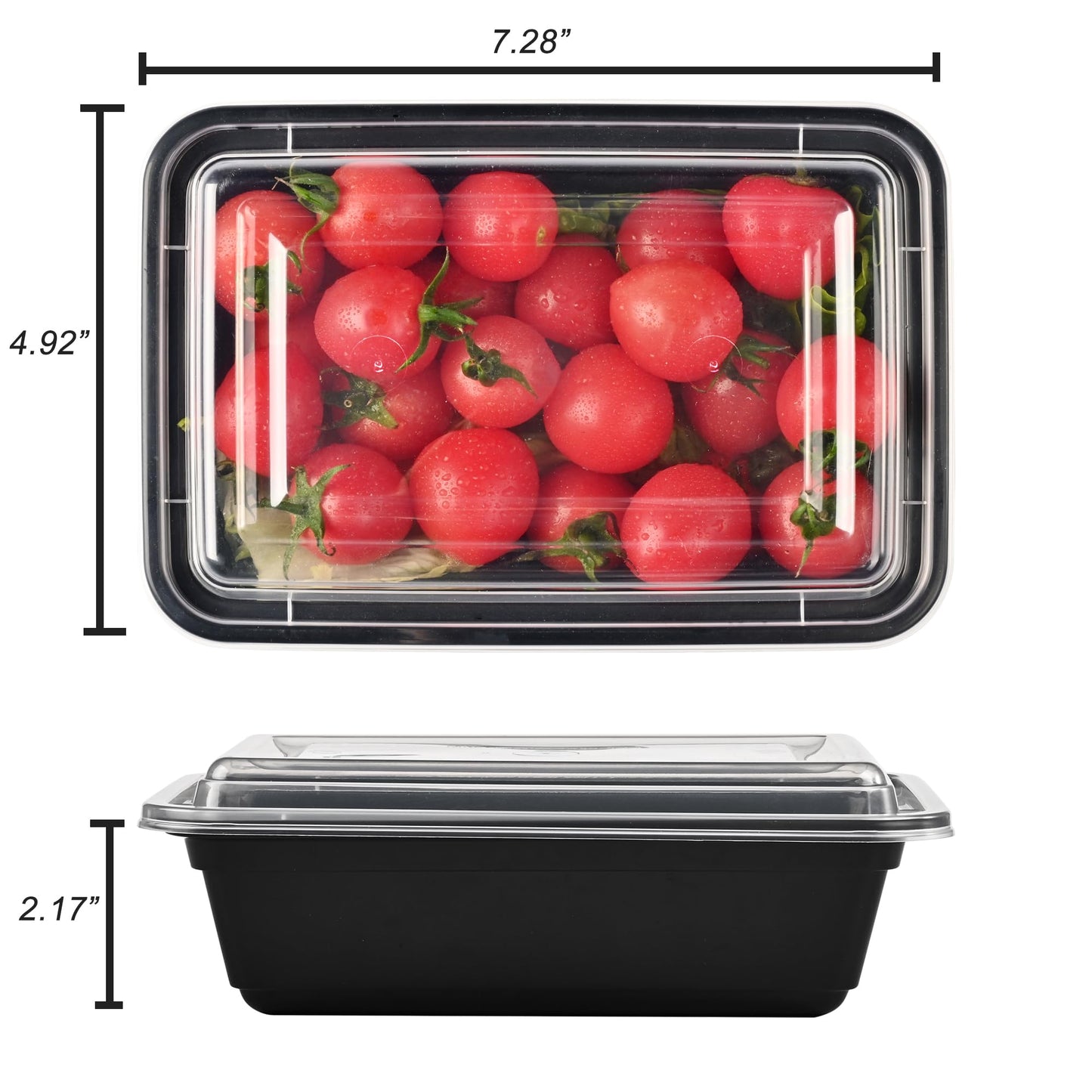 48 Pack LOKATSE HOME Meal Prep Containers