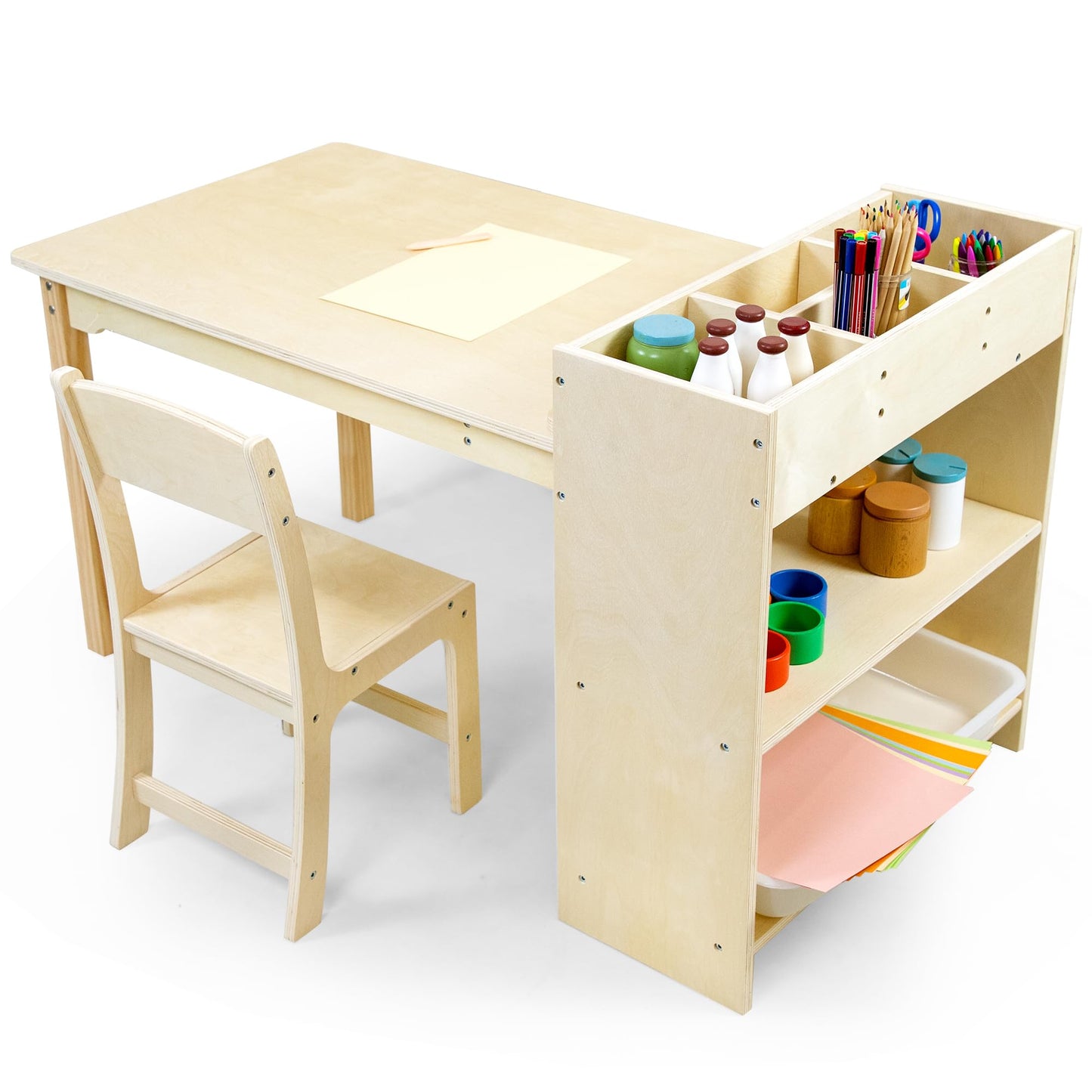 Kids Art Table and Chair Set by bbgroundgrm