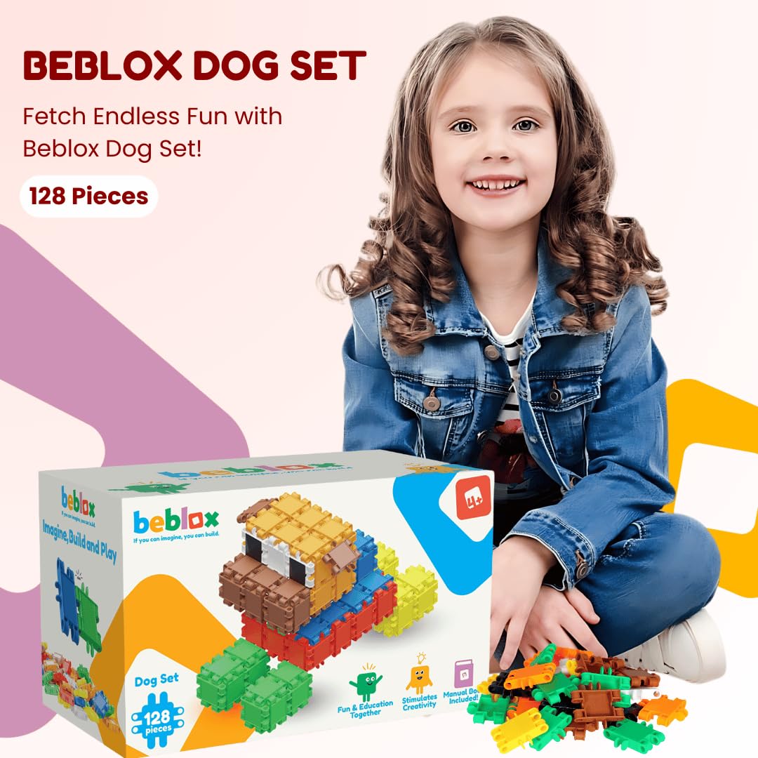 128-Piece Building Blocks Set for Kids STEM