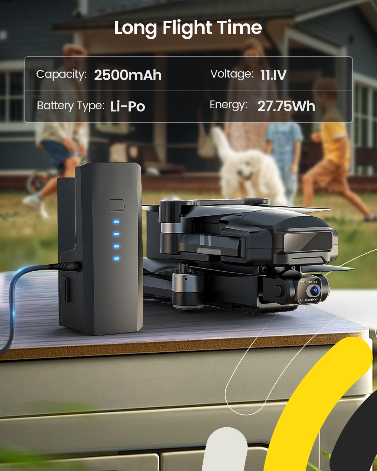 Holy Stone 4K EIS GPS Drone with Gimbal