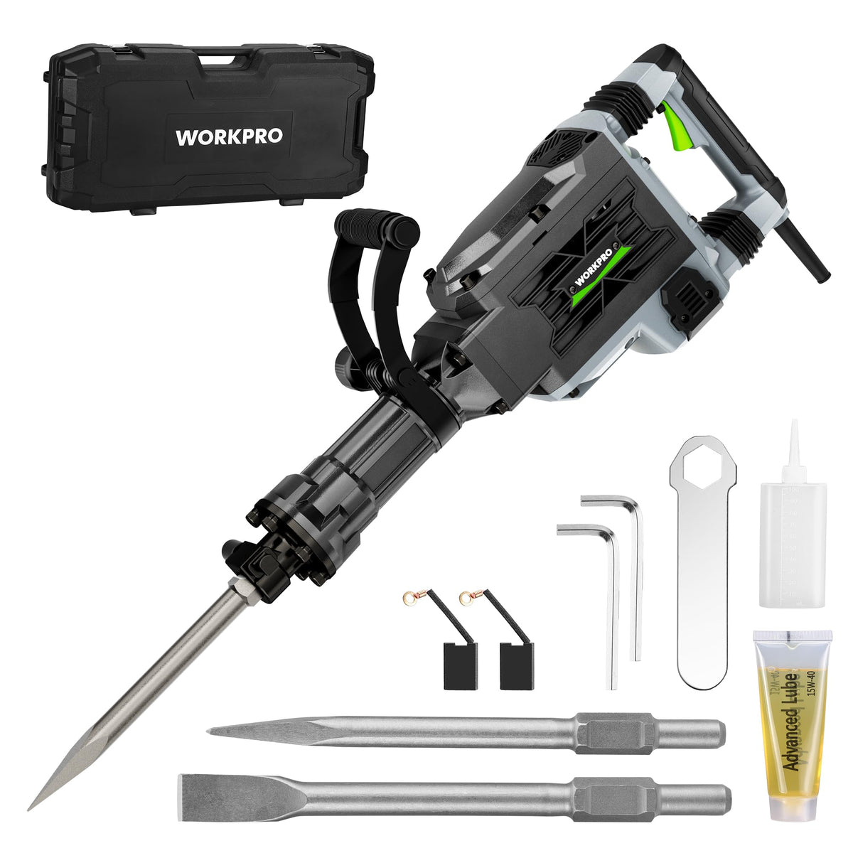 WORKPRO 60J 15A Electric Demolition Jack Hammer