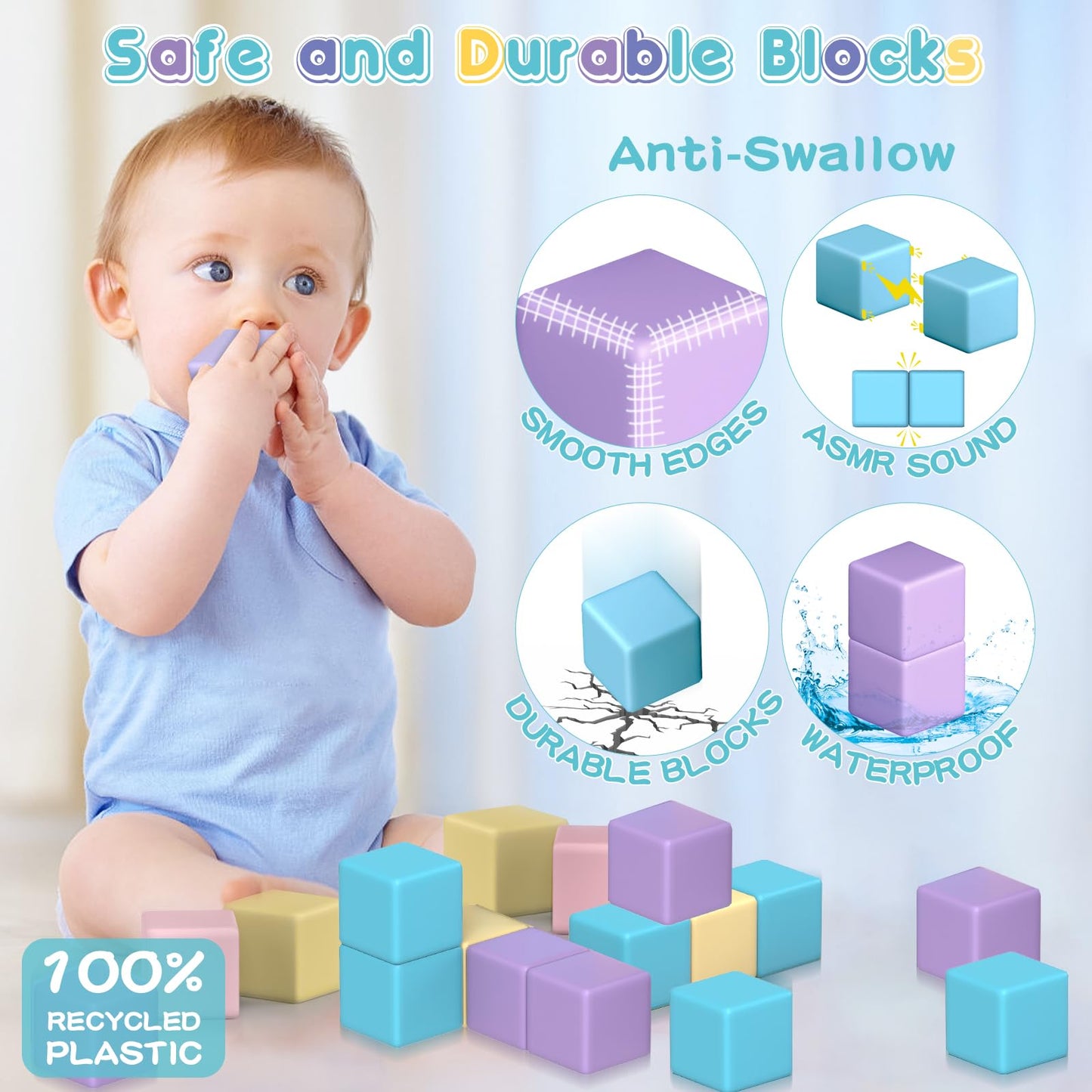 Magnetic Building Blocks Toys for Kids Ages 3-7
