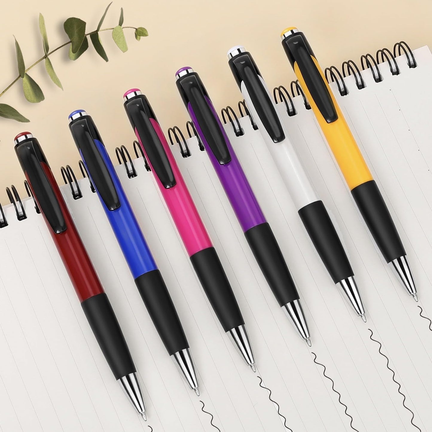 Bulk Retractable Ballpoint Pens 36 Pack Black Ink