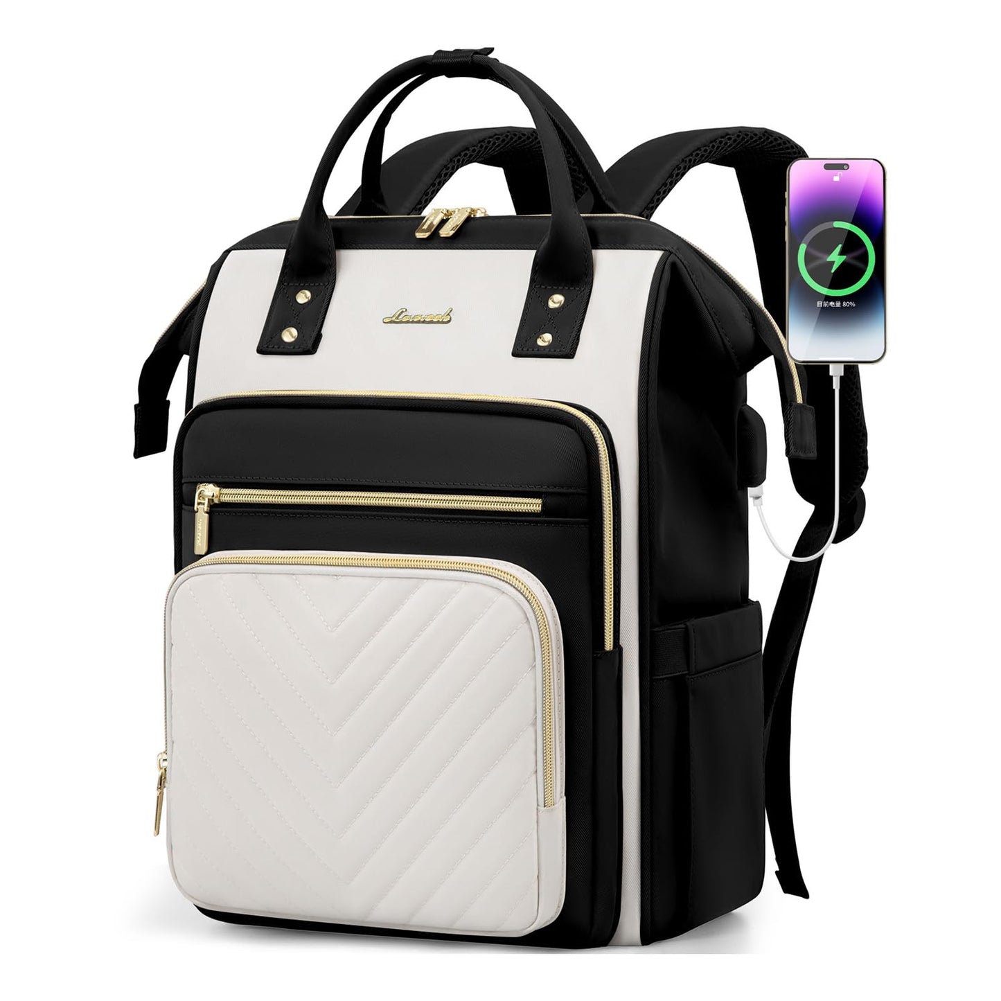 LOVEVOOK 15.6 Inch Laptop Backpack with USB Port