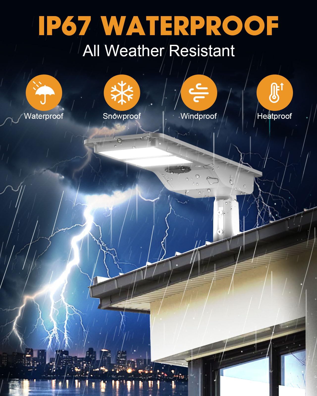 7000W Solar Street Light with Motion Sensor