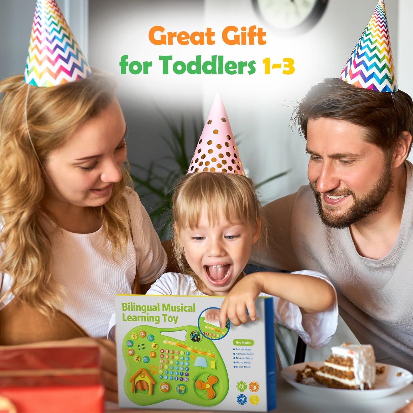 9-in-1 Montessori Musical Toy for Toddlers