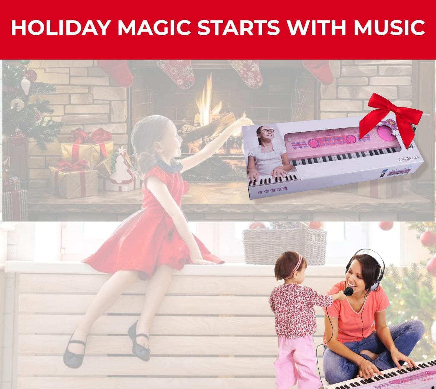 Pyle Kids 49-Key Portable Electric Keyboard