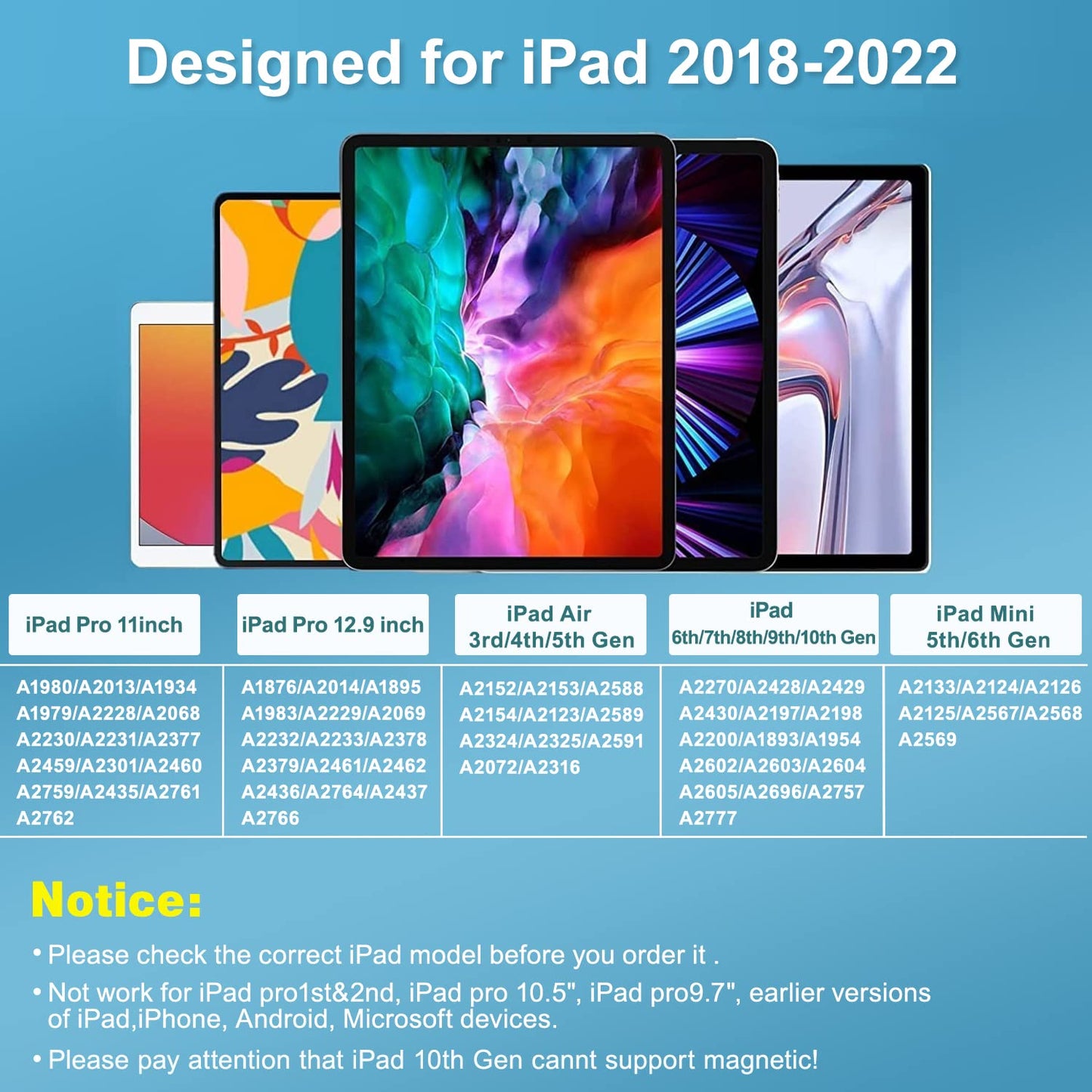 Stylus Pen for iPad 9th & 10th Gen