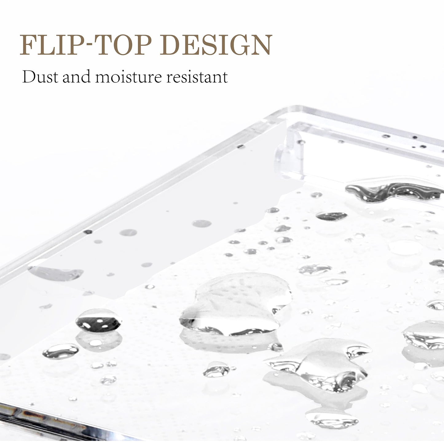 DINGHUO Acrylic Napkin Holder for Kitchen Decor