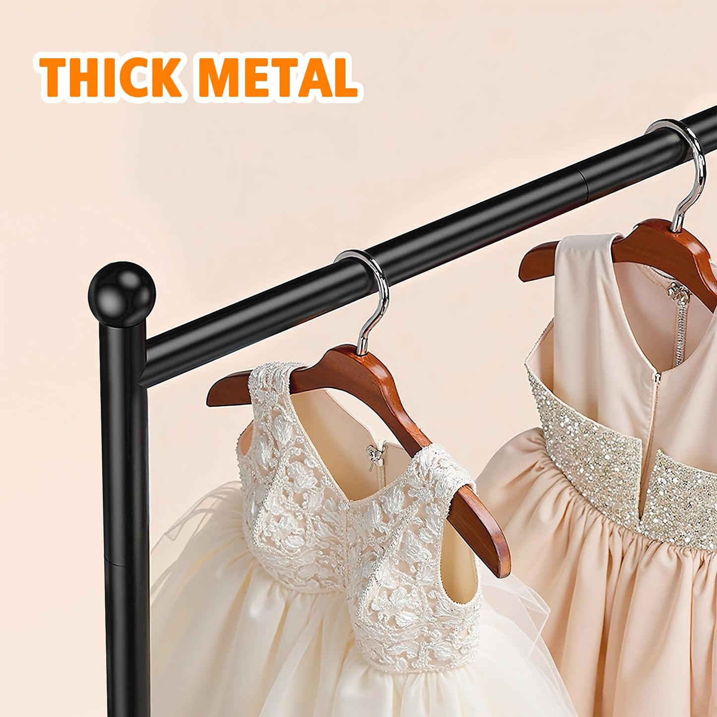 Coonoor Kids Clothing Holder Stand with Hooks