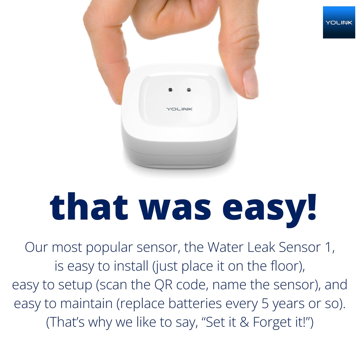 YoLink Smart Home Hub & Leak Sensor Kit