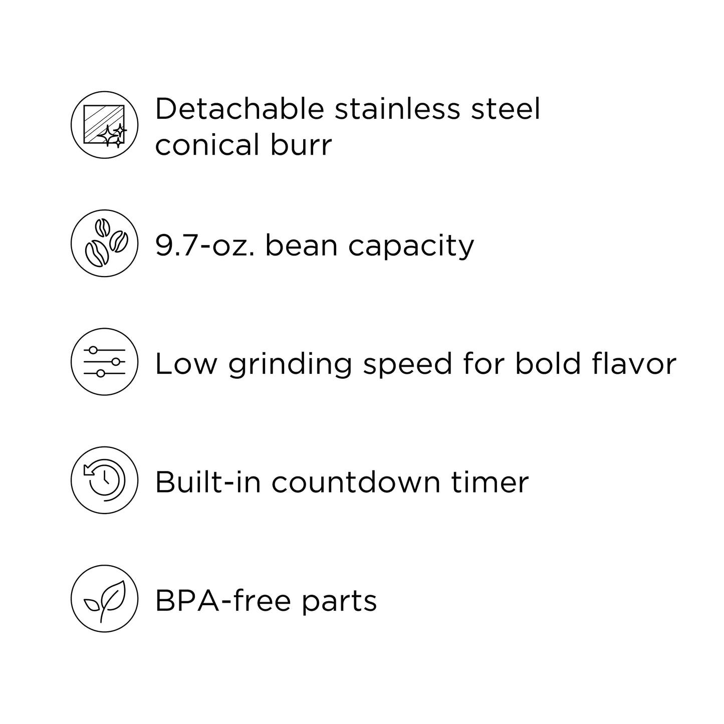 Chefman Burr Coffee Grinder with 31 Settings