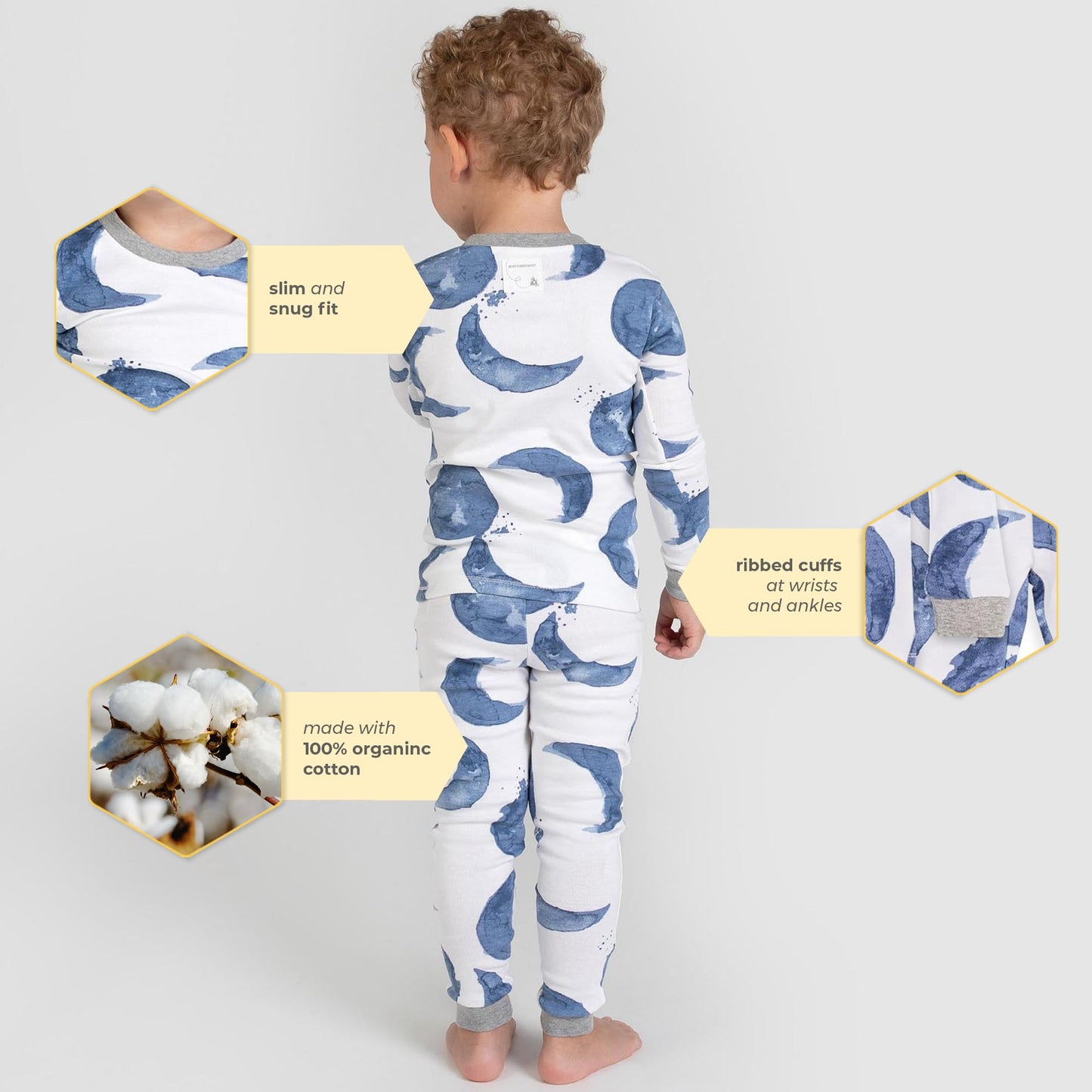 Burt's Bees Baby Organic Cotton Pajama Set, 18M