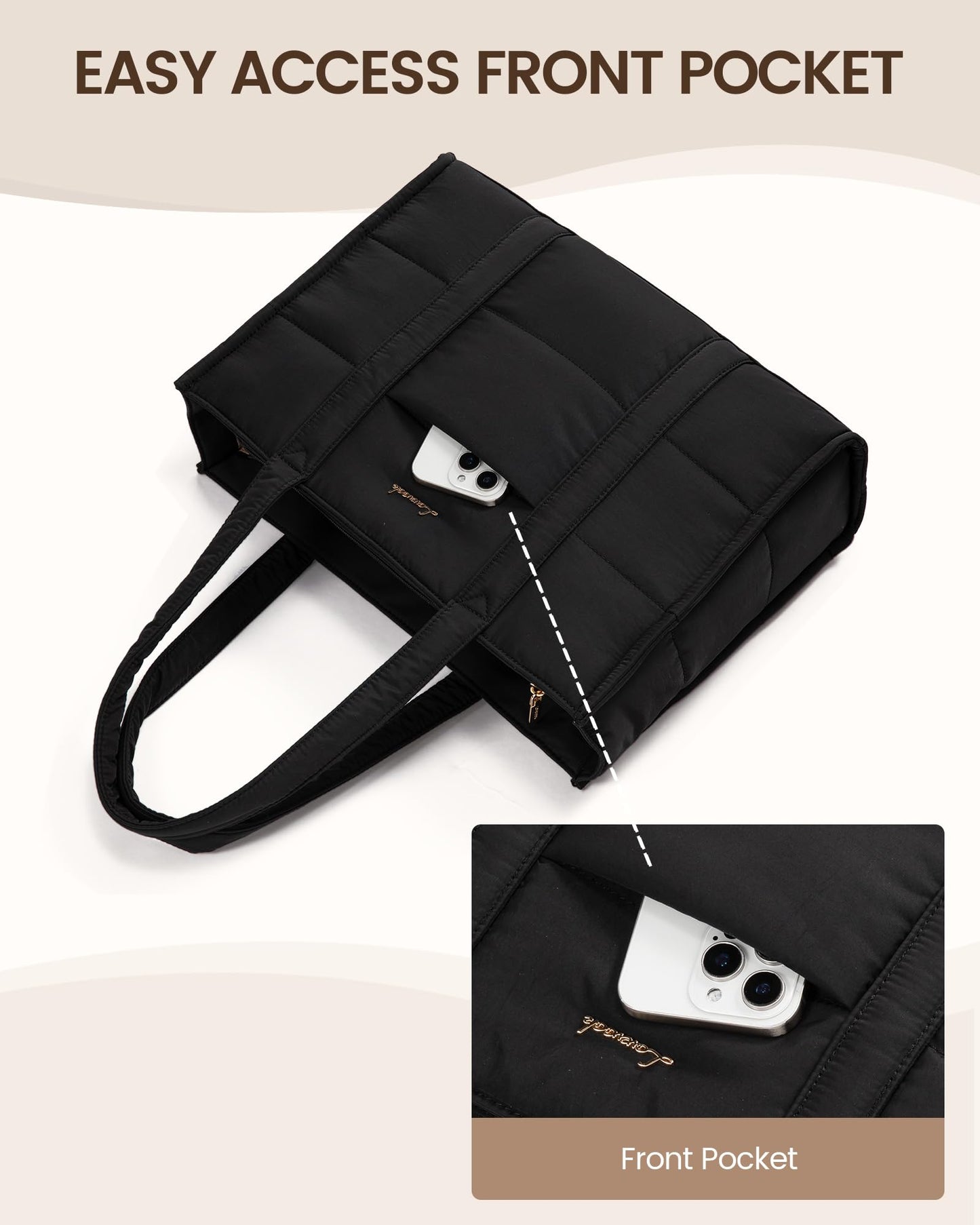 LOVEVOOK 15.6 Inch Laptop Tote Bag for Work