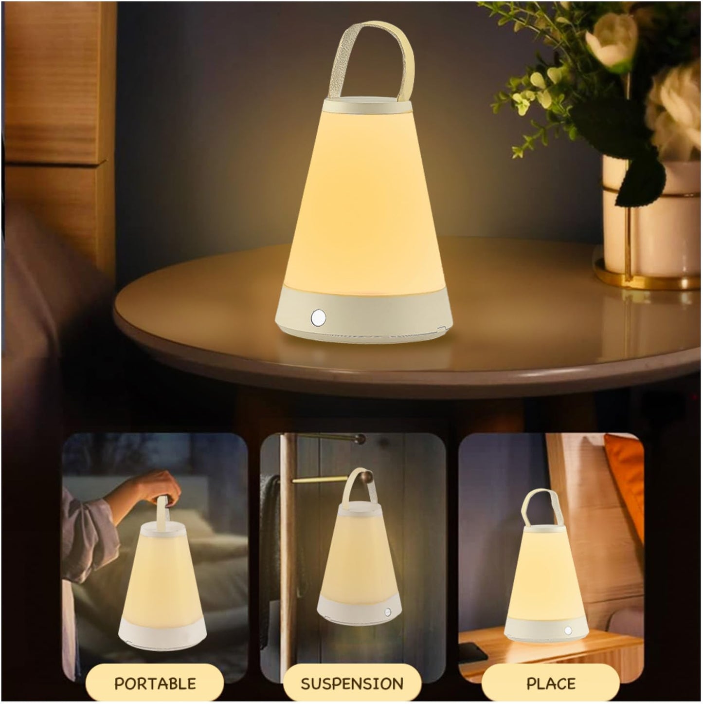 Dimmable Touch Night Light Lamp for Bedside