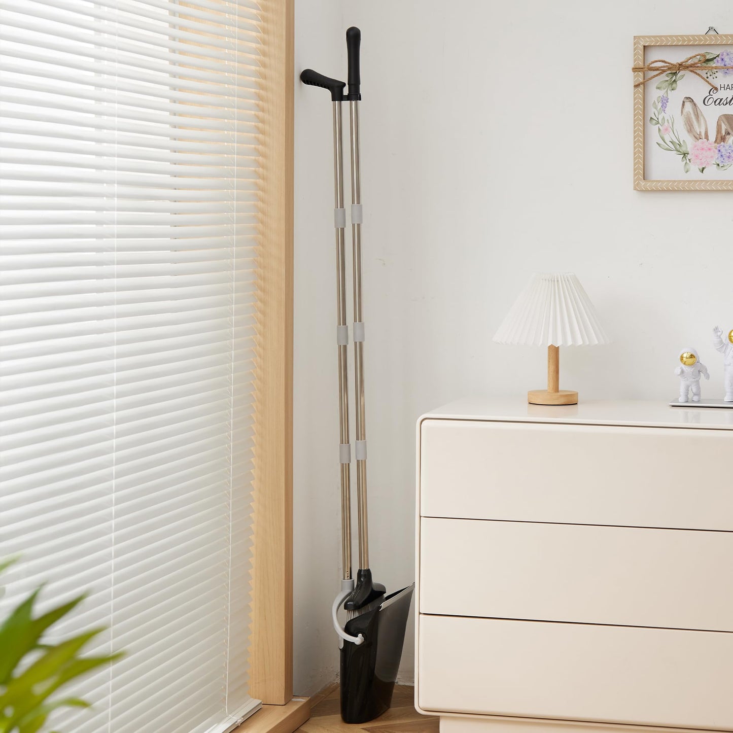 Lightweight Lobby Broom and Dustpan Set