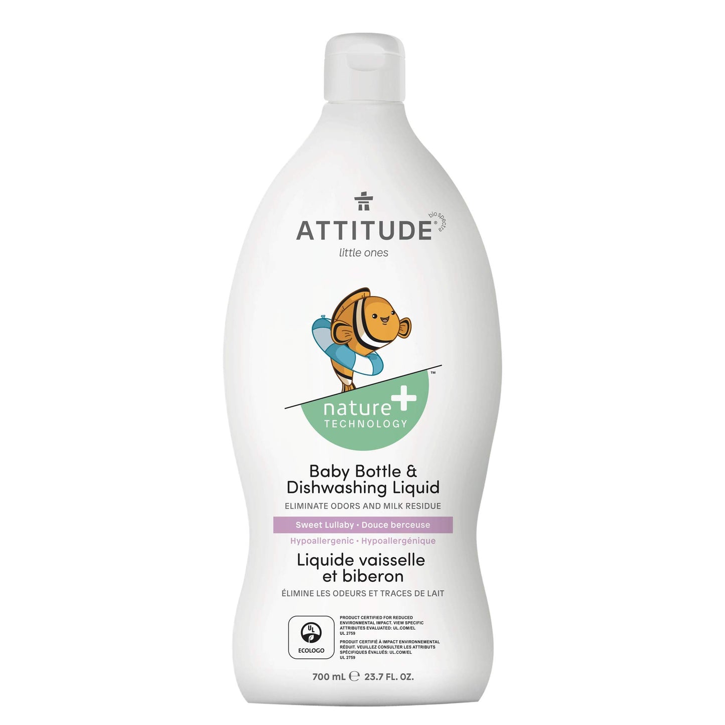 ATTITUDE Baby Dish Soap - Vegan, EWG Verified