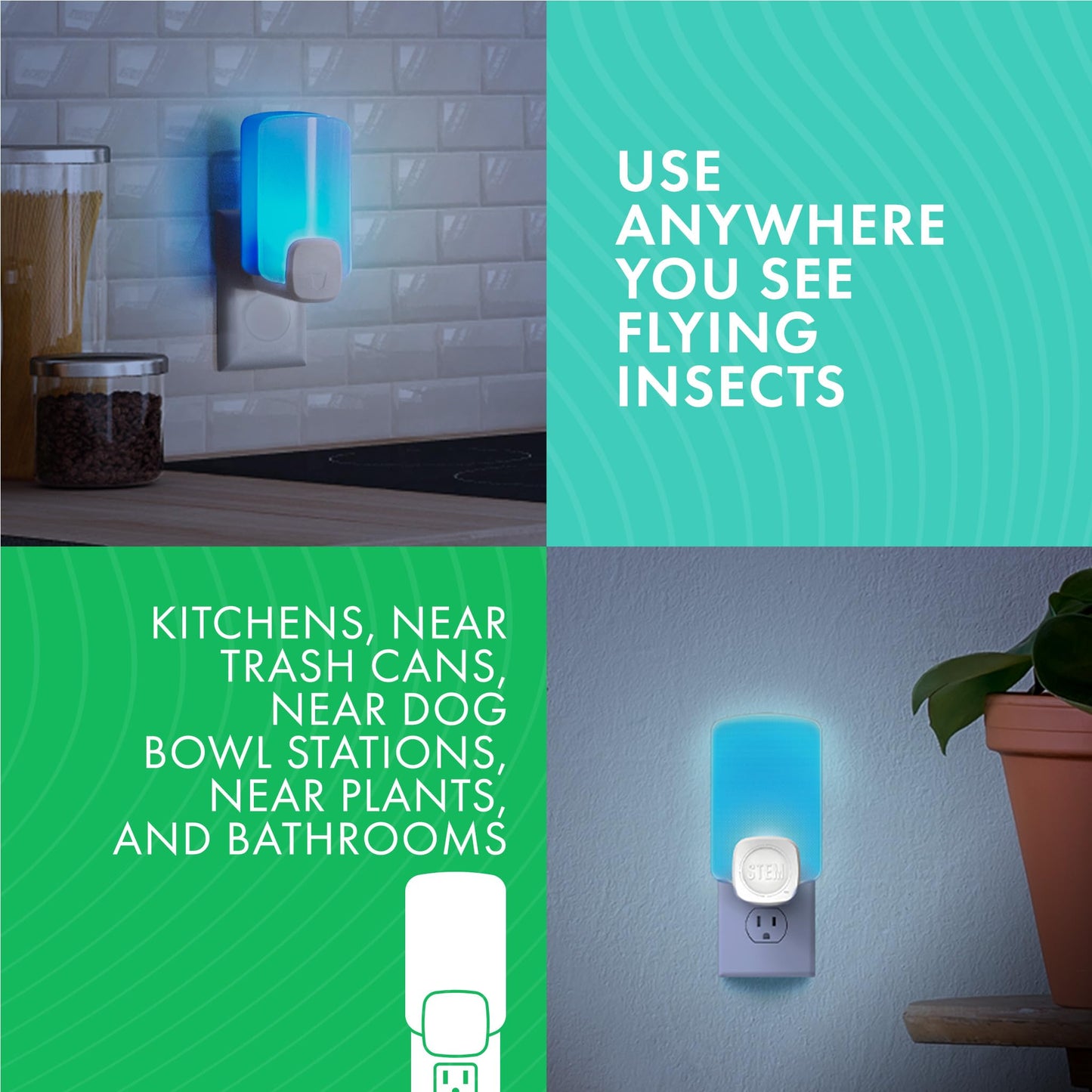 Indoor Fruit Fly Trap with Soft Blue Light