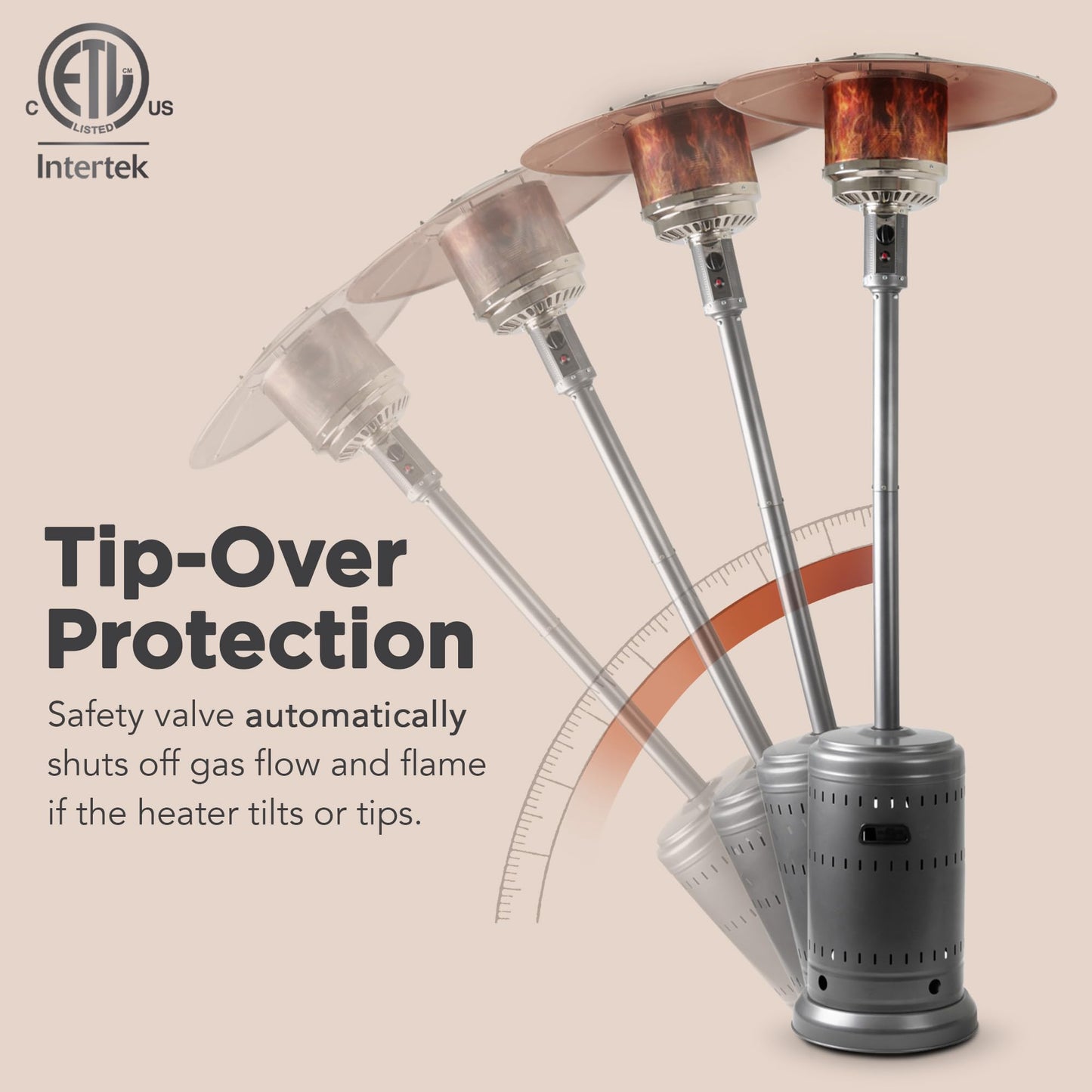 Amazon Basics 46,000 BTU Outdoor Patio Heater