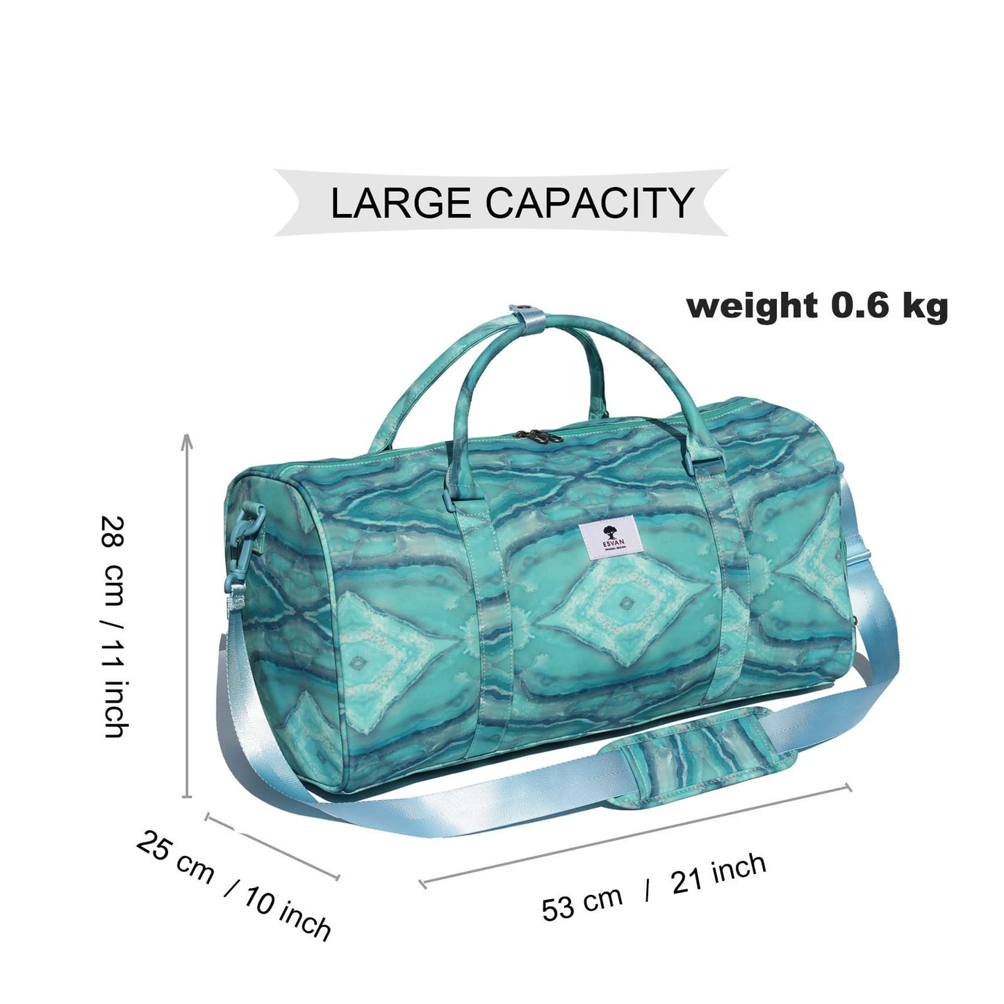 Water Resistant Duffel Bag for Gym Travel