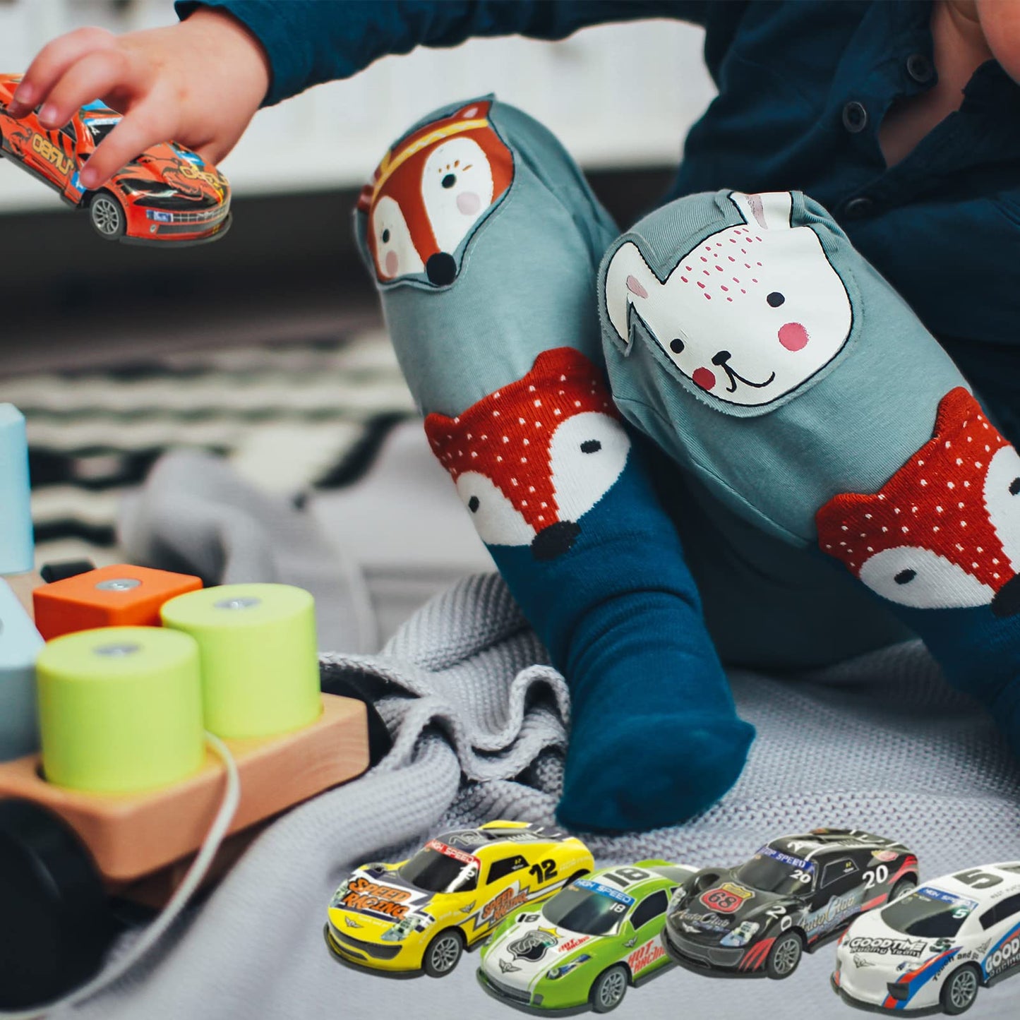 24 Pcs Mini Pull Back Cars Toy Set