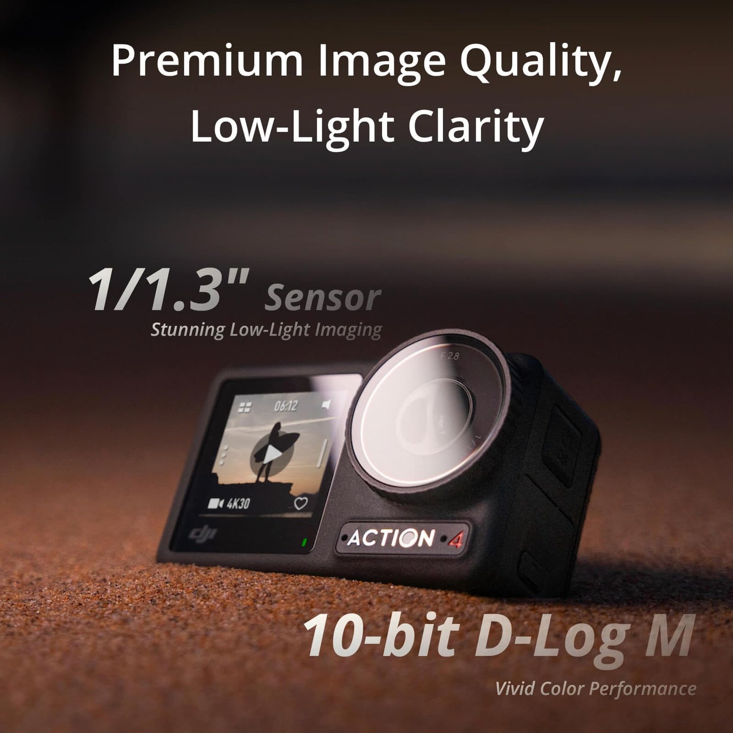DJI Osmo Action 4K Waterproof Camera with 160 Min Battery