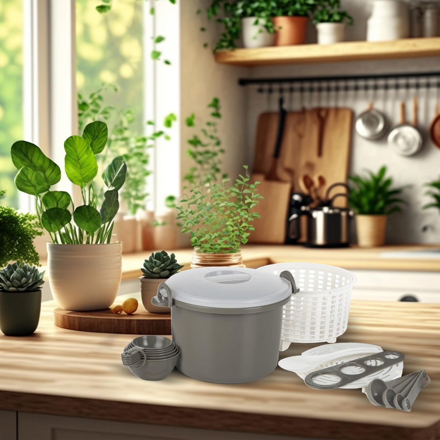 Progressive Microwaveable Rice and Pasta Cooker Set