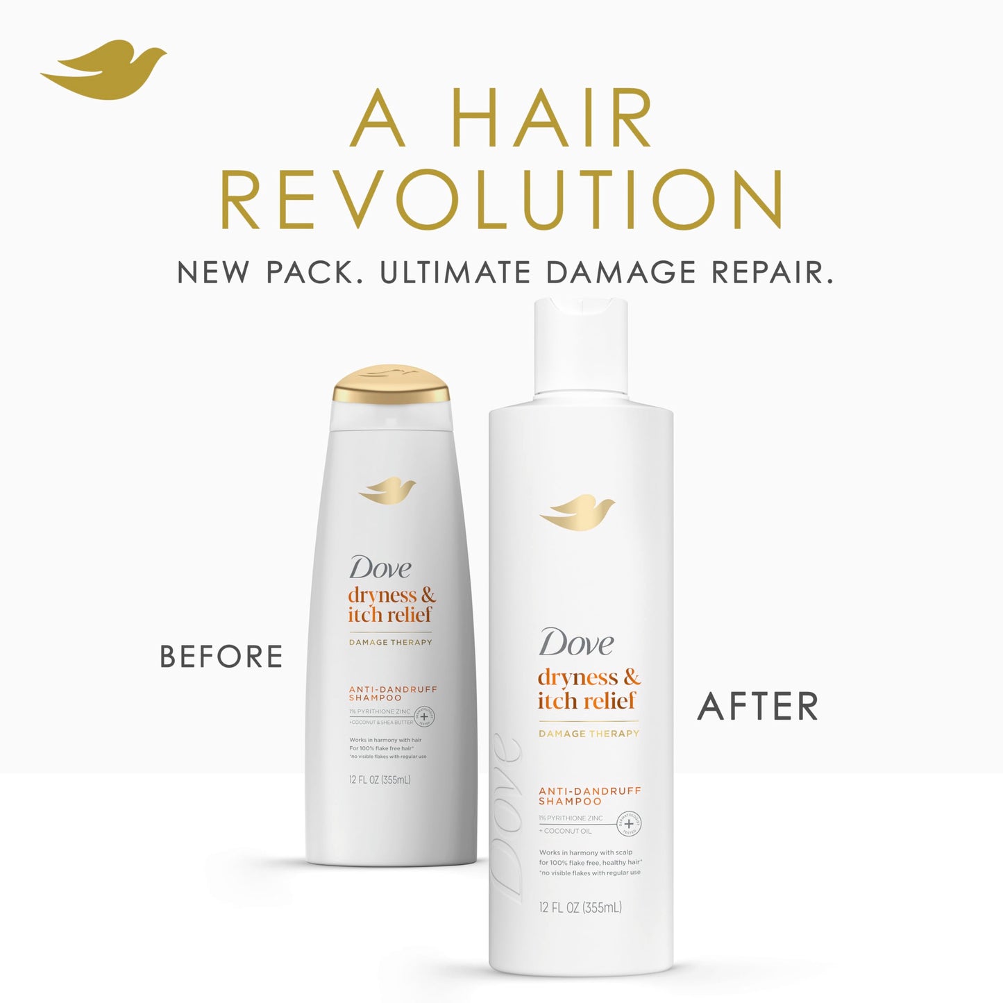 Dove Scalp Relief Shampoo with Coconut Oil