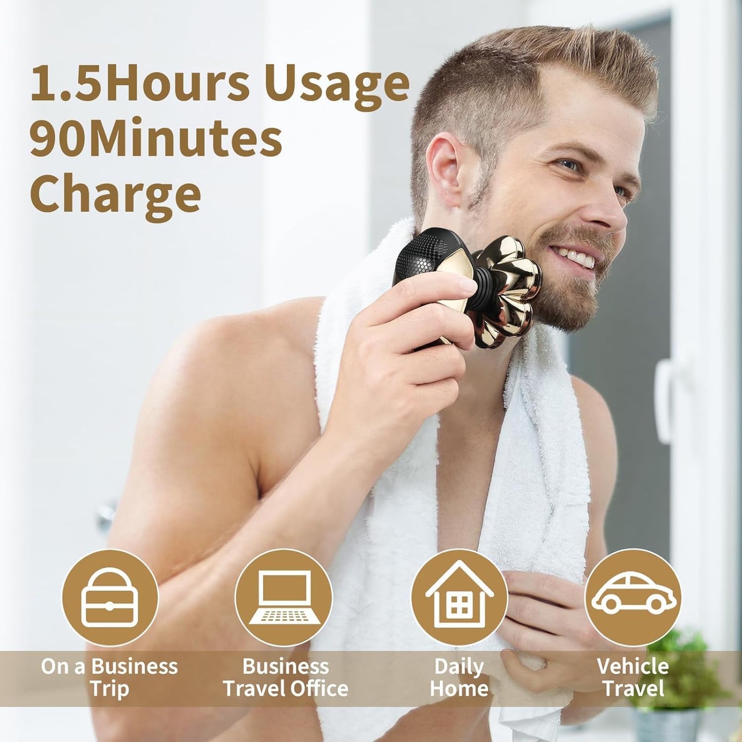 5 in 1 Waterproof Electric Razor Grooming Kit