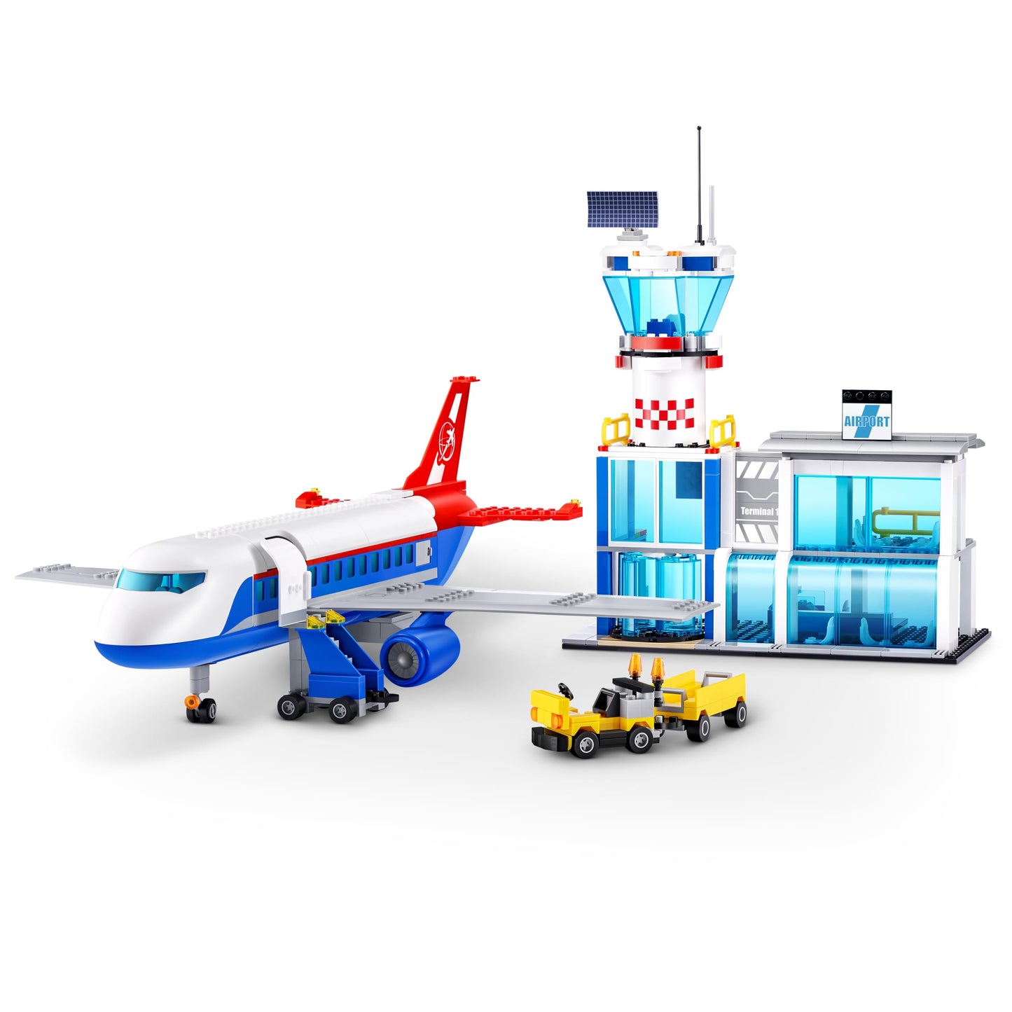 MAX Adventure Airport Playset with 720 Building Bricks