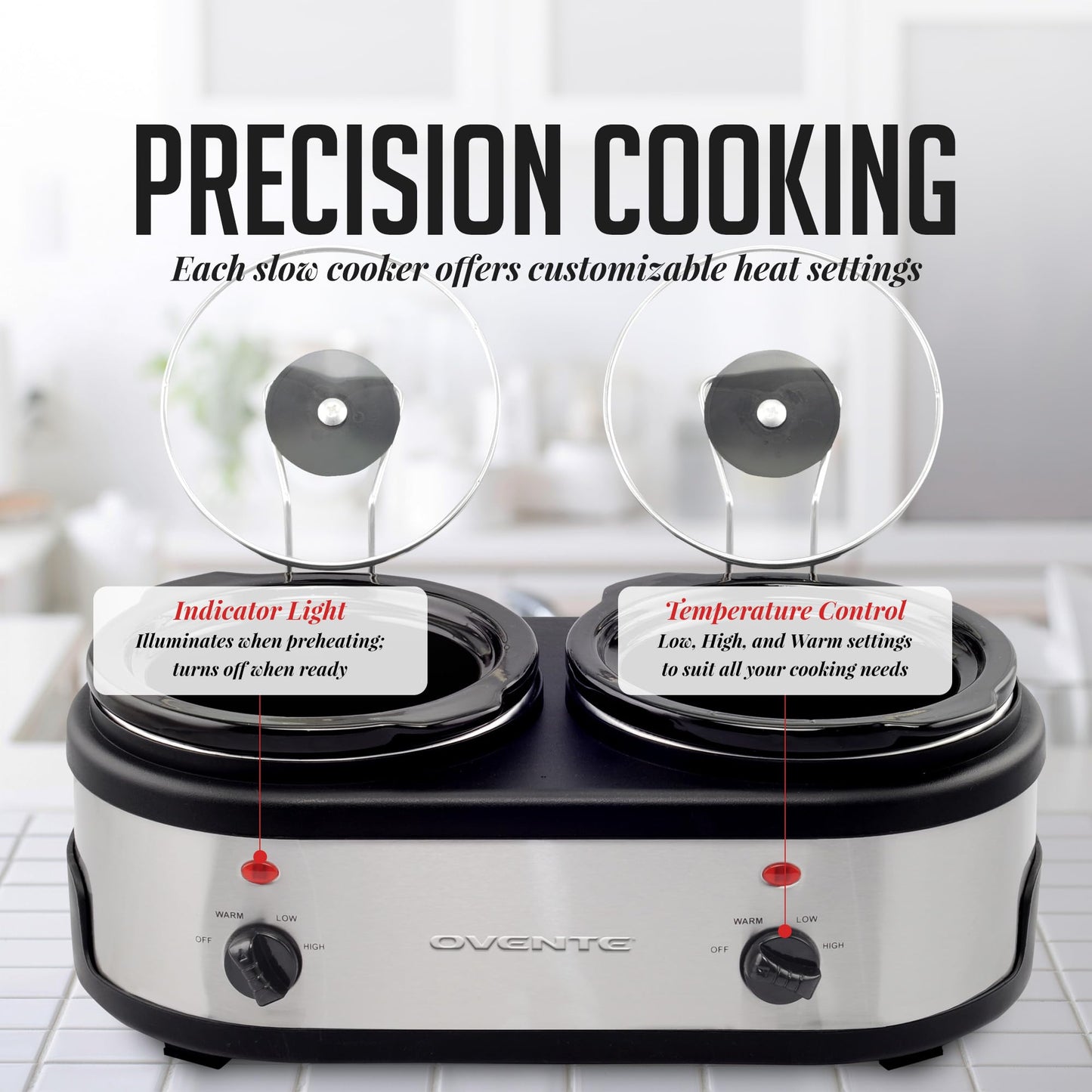 Double Slow Cooker Buffet Server by OVENTE