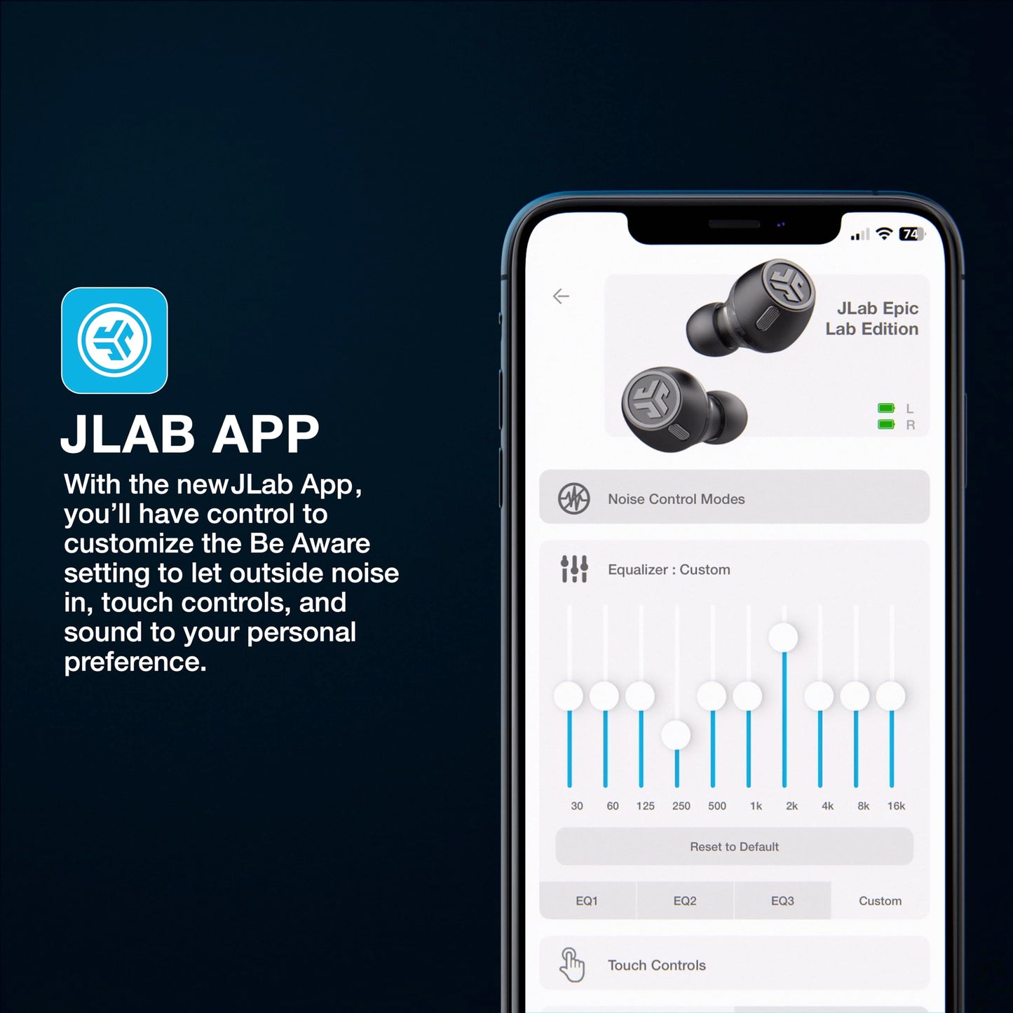 JLab True Wireless Earbuds with Spatial Audio