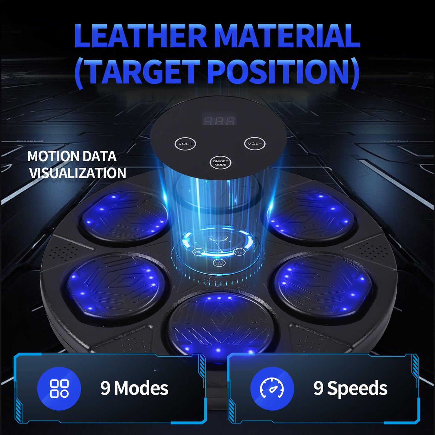 Bluetooth Boxing Trainer with Gloves and LED