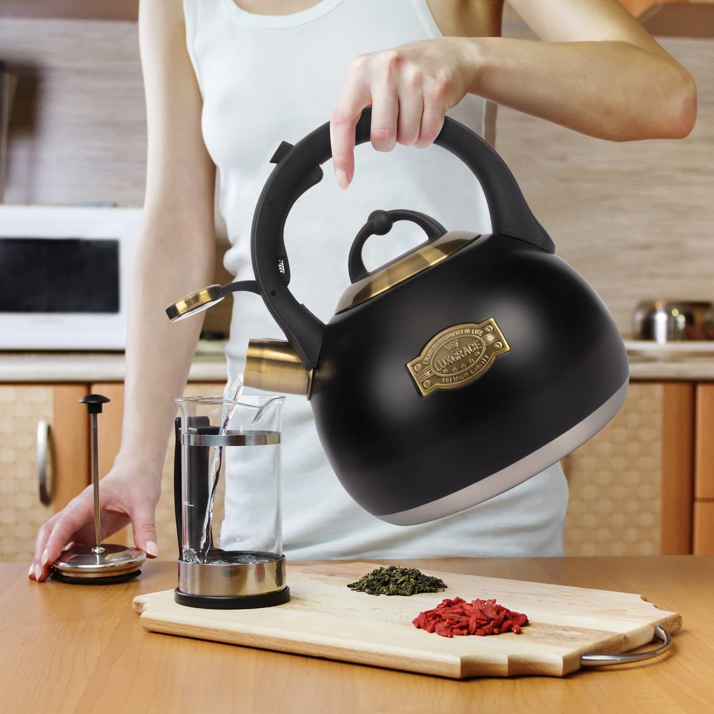 3.1 Quart LUXGRACE Stainless Steel Tea Kettle