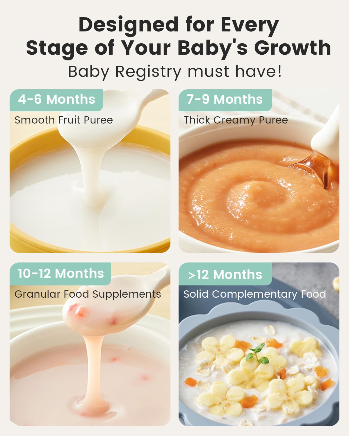 Baby Food Maker with Steam Basket by GROWNSY
