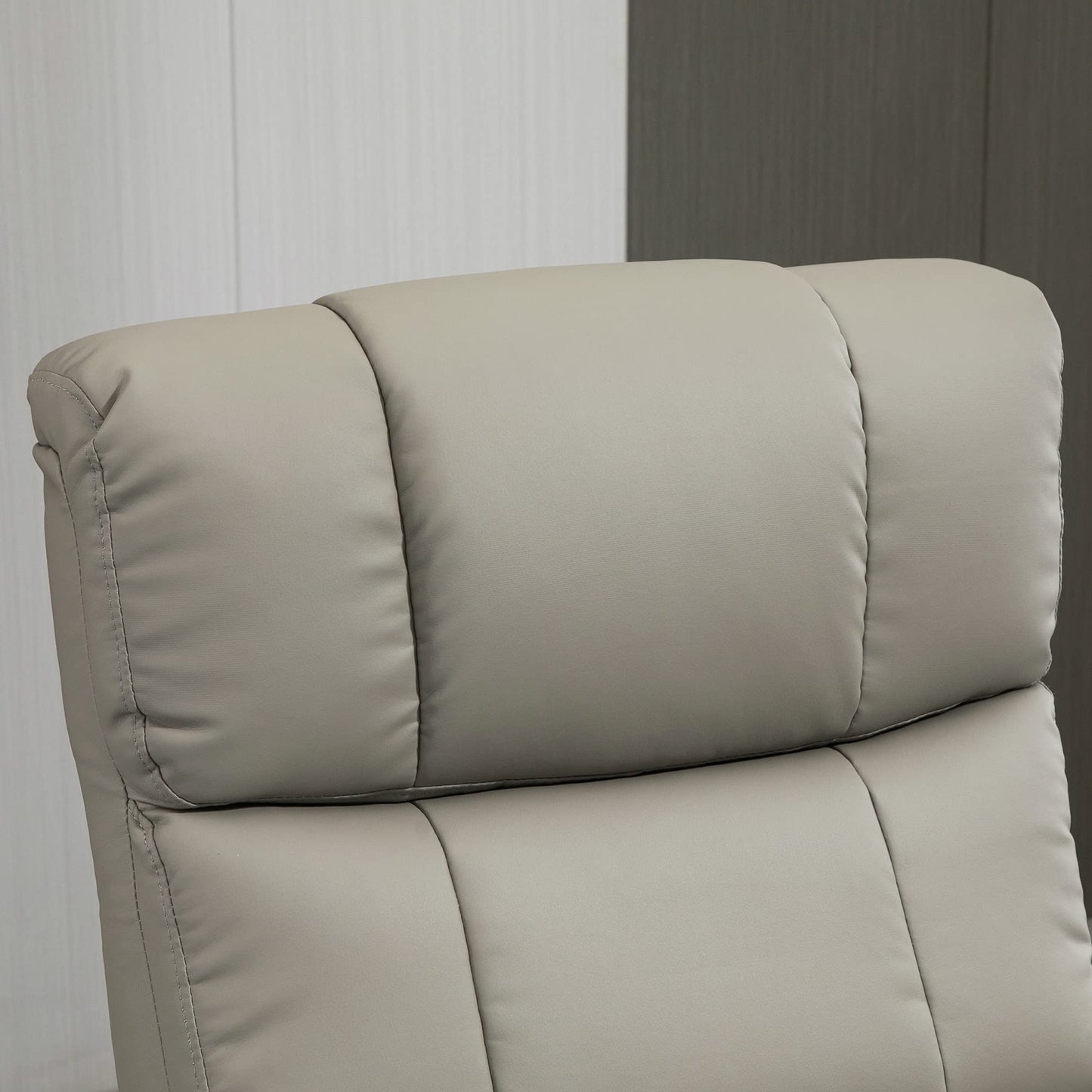 HOMCOM Massage Recliner Chair with Ottoman