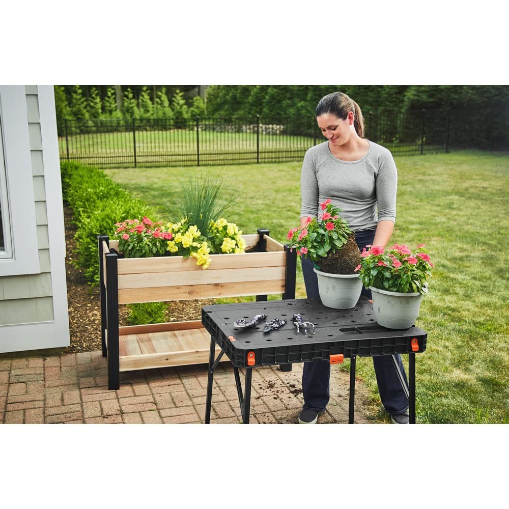 BLACK+DECKER Portable Versatile Workbench and Table