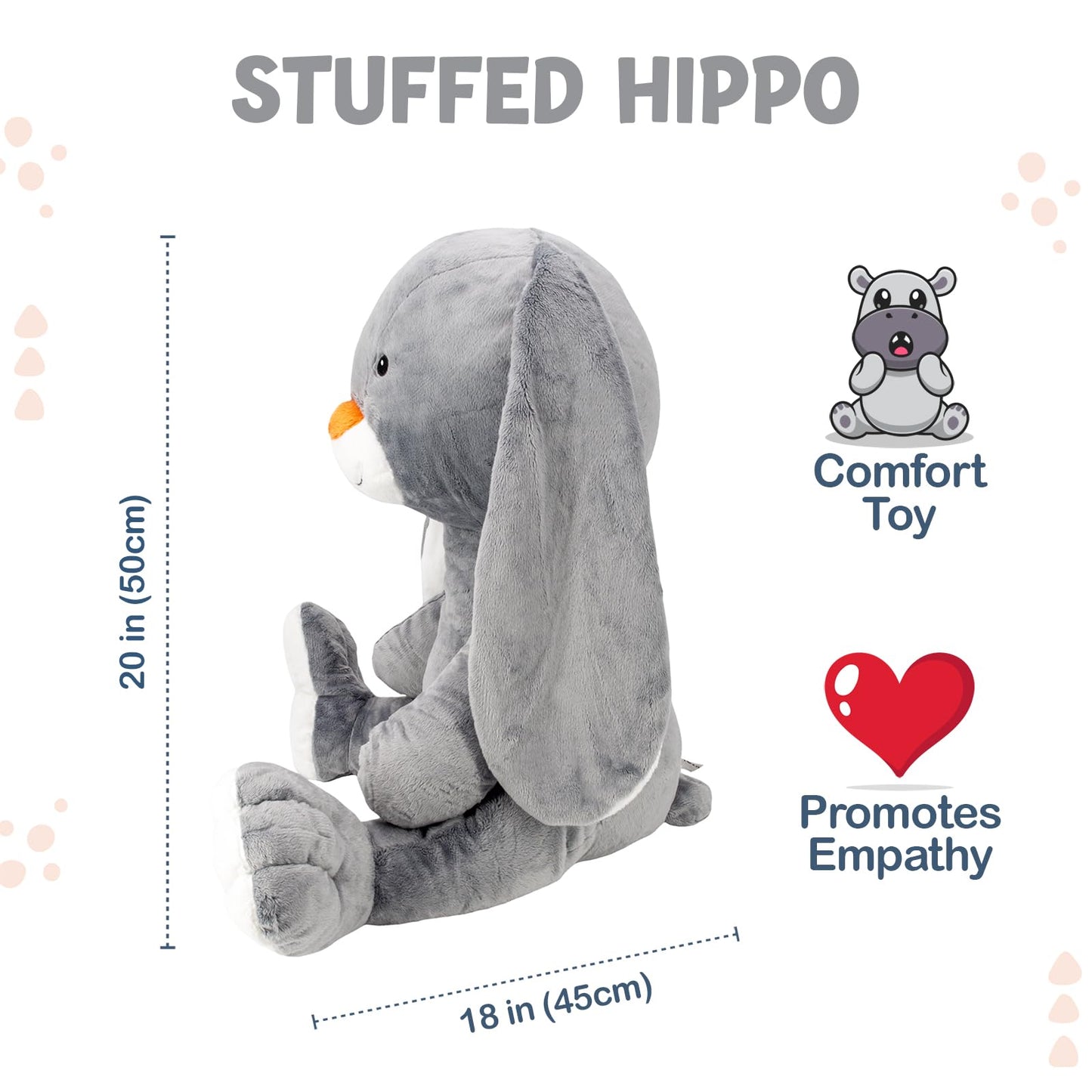 MARYSUN 20-Inch Large Plush Stuffed Bunny Toy
