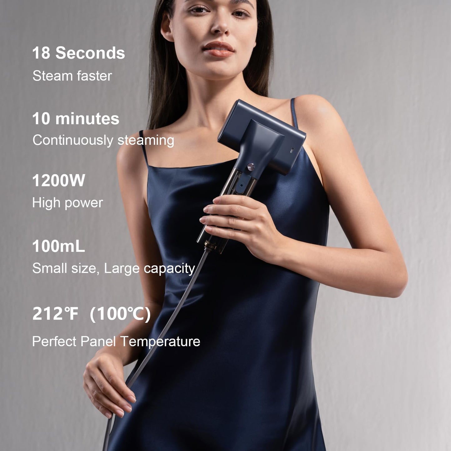 Portable Handheld Clothes Steamer, 1200W Mini Iron