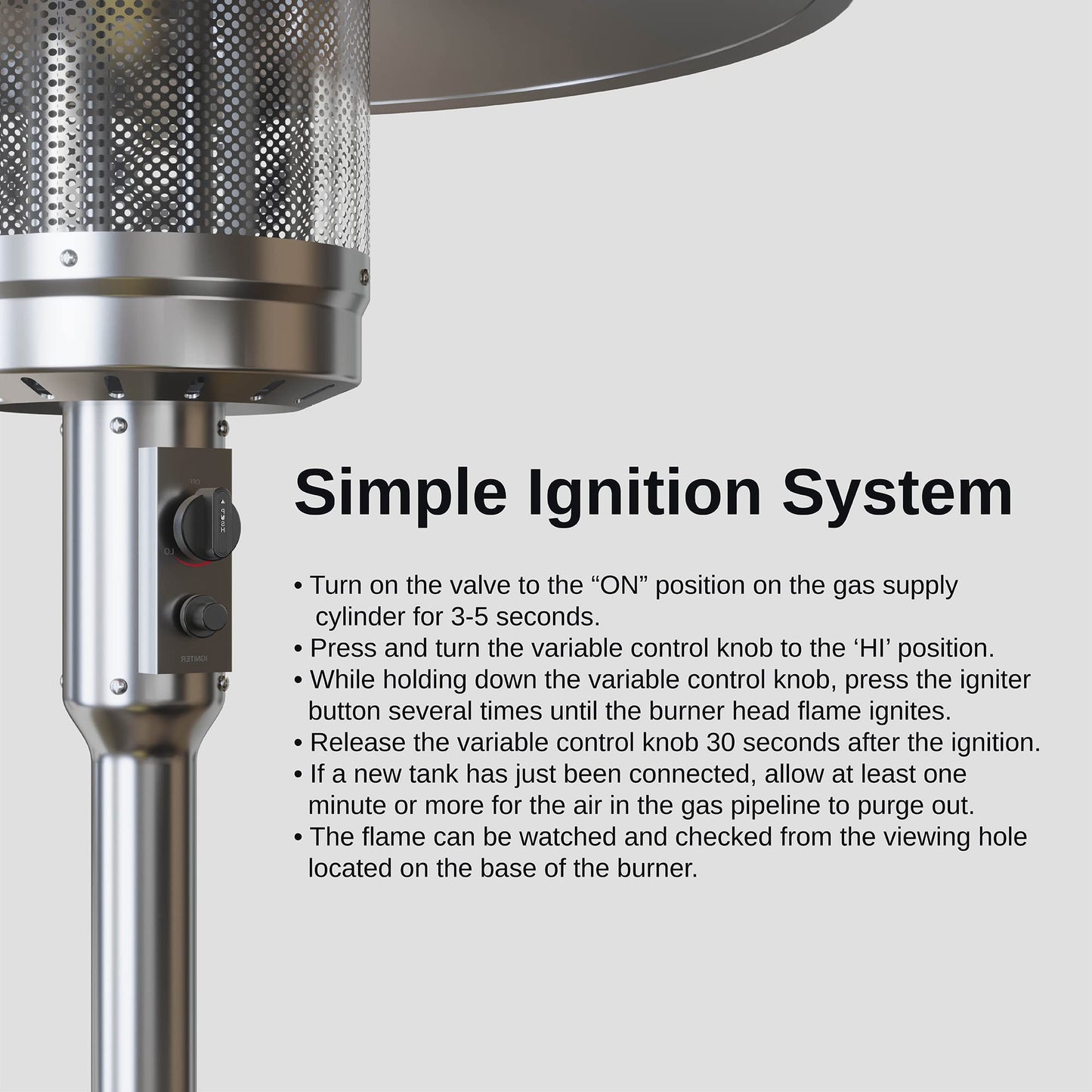 50,000 BTU Patio Heater by EAST OAK