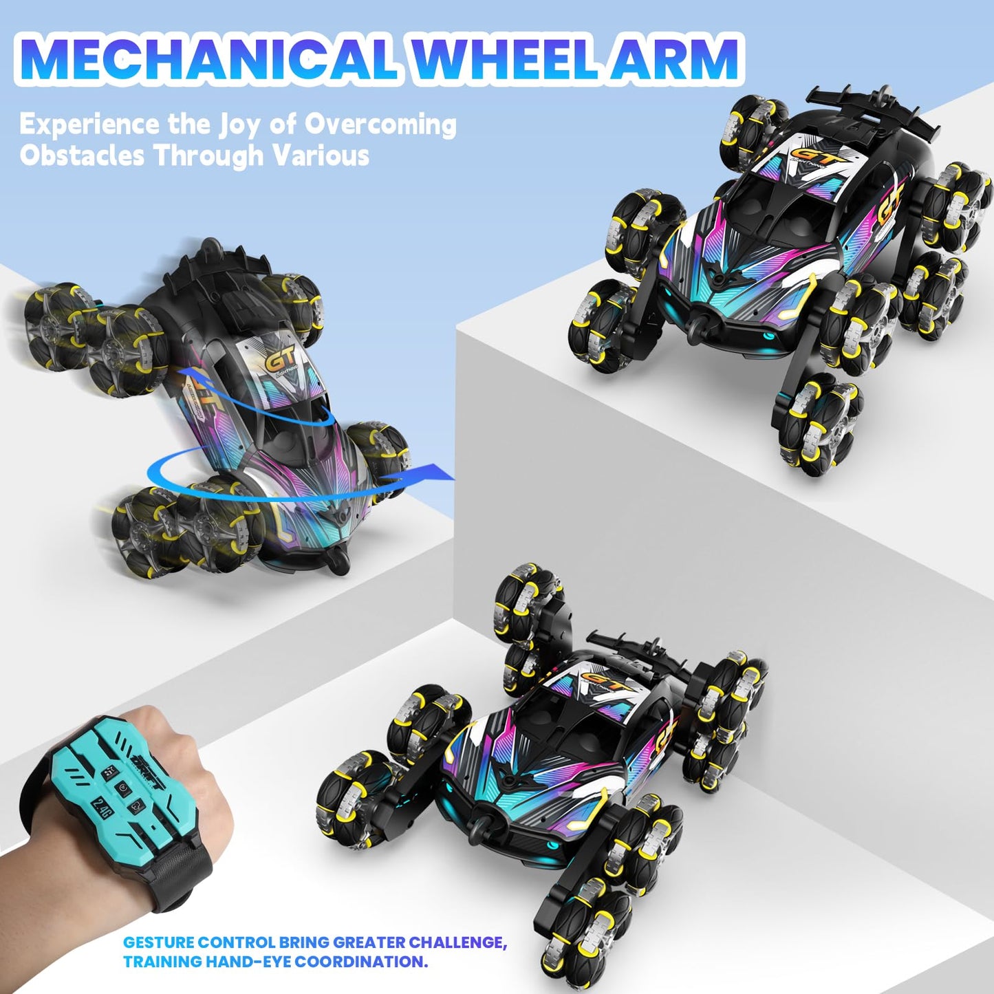 Gesture Sensing RC Stunt Car for Kids