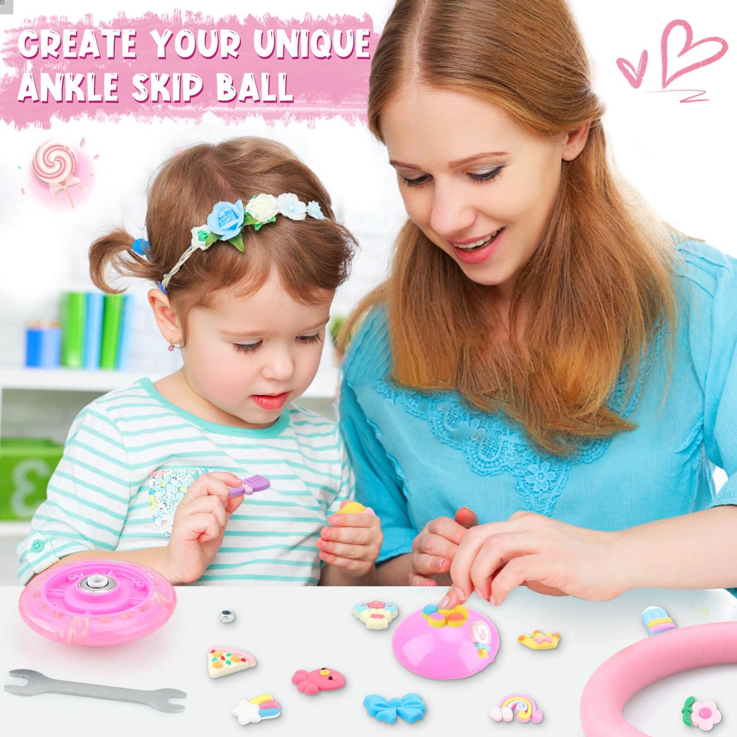 Gretex Ankle Skip Ball Toy for Girls