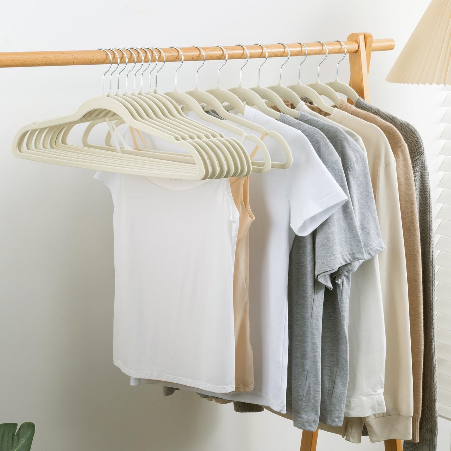 ELONG HOME Velvet Non-Slip Hangers 50 Pack