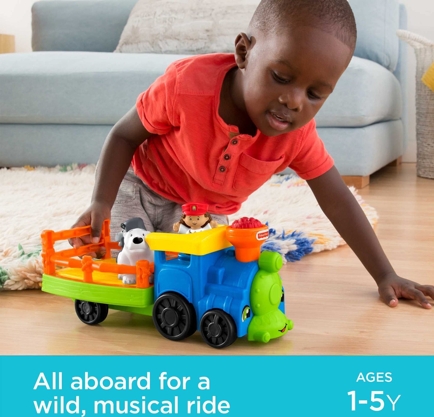 Fisher-Price Little People Toy Train with Music