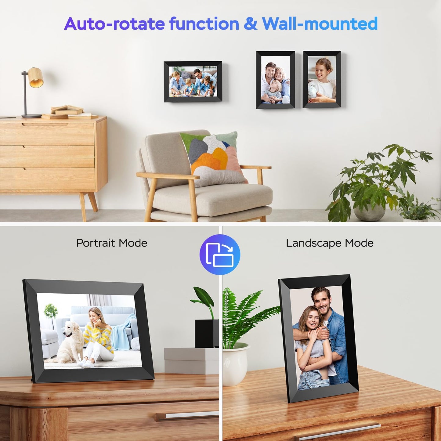 Digital Photo Frame 10.1" WiFi Touch Screen