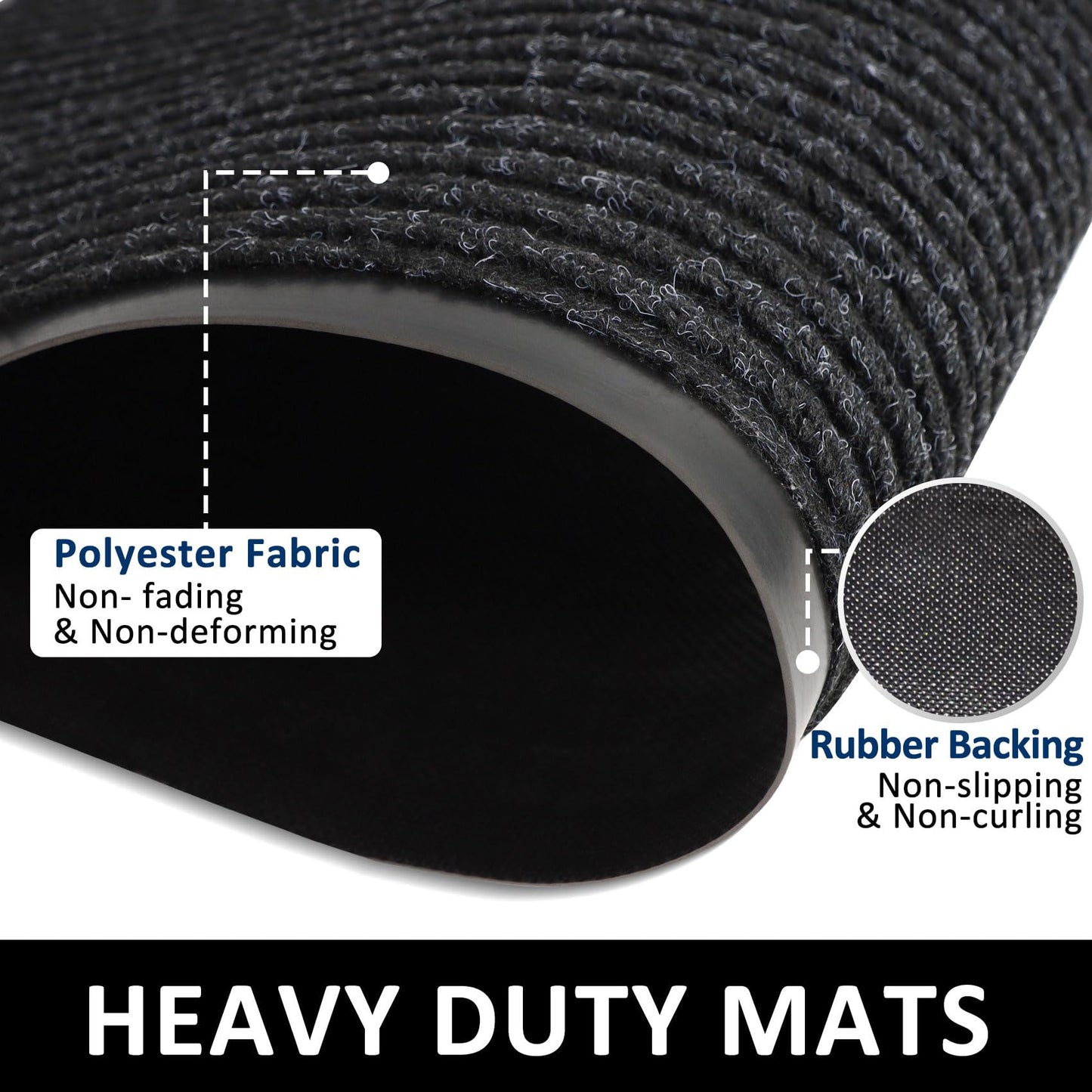 Heavy Duty Outdoor Entrance Doormat 30" x 17"