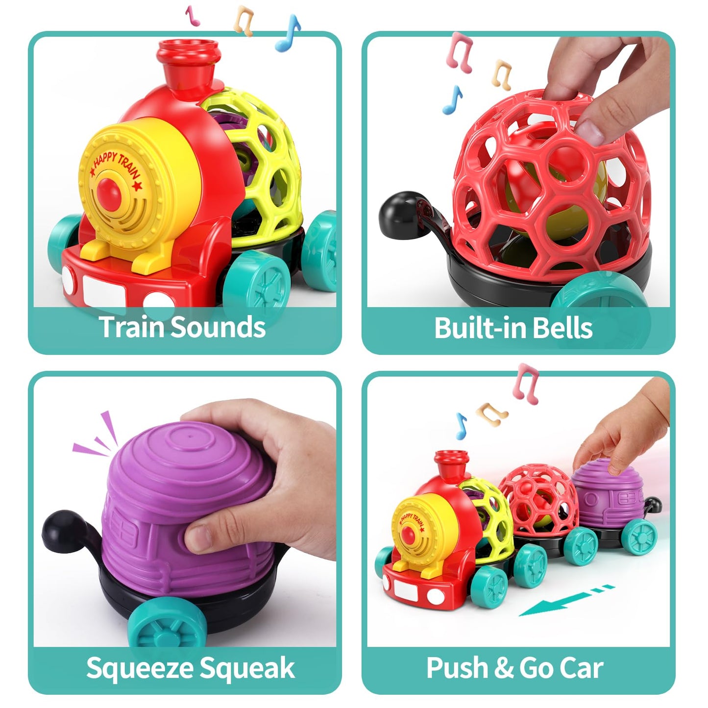 Toddler Train Toy for 1 Year Olds