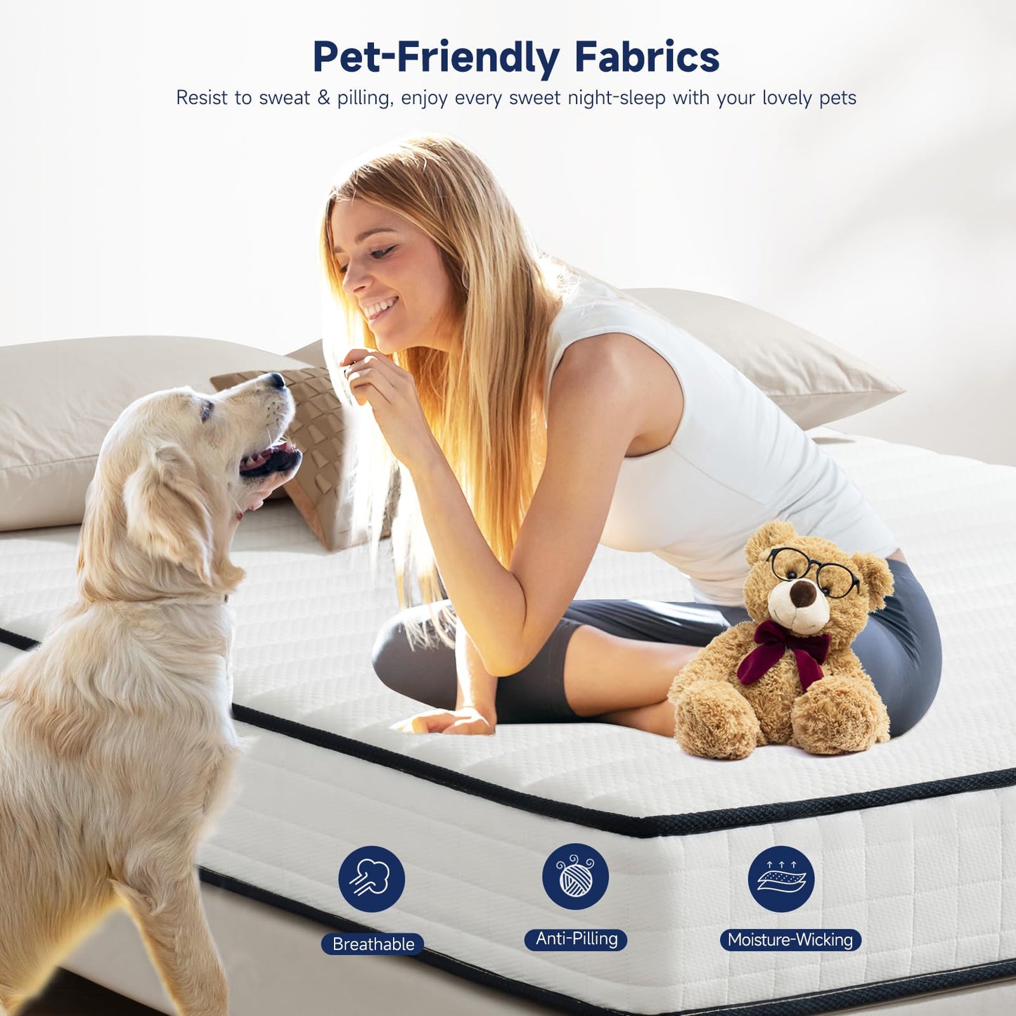 8 Inch Hybrid Innerspring Twin Mattress